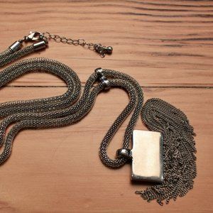 Silver Waterfall Necklace